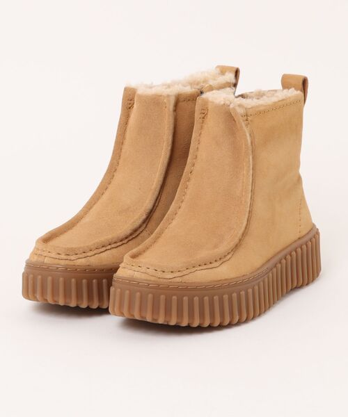 Clarks（クラークス） ブーツ TORHILL COZY レディース ショートブーツ