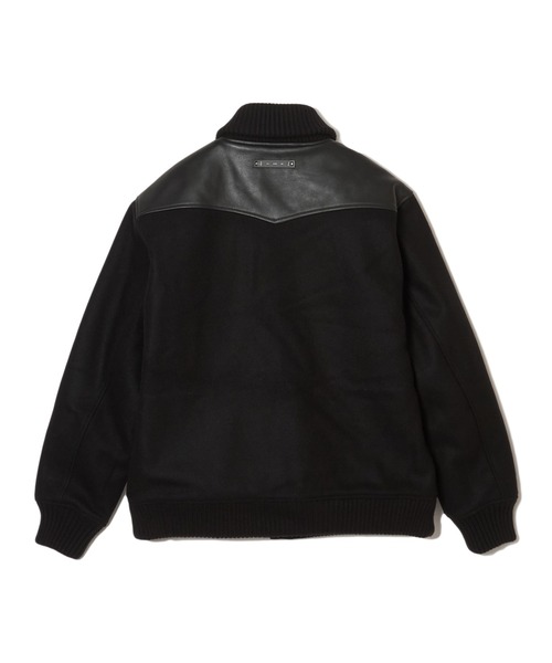 CRIMIE（クライミー） スタジャン S ブラック×ホワイト メンズ