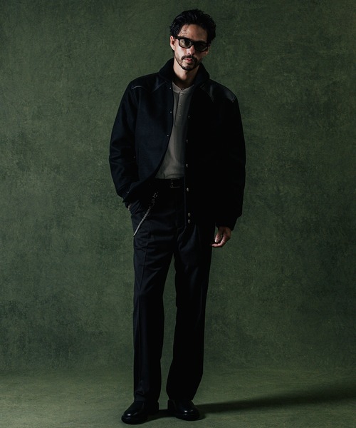 CRIMIE（クライミー） スタジャン S ブラック×ホワイト メンズ