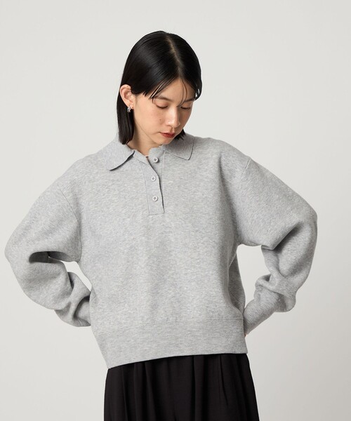 CITEN（シテン） ニット セーター 「CITEN」スウェットライクポロ