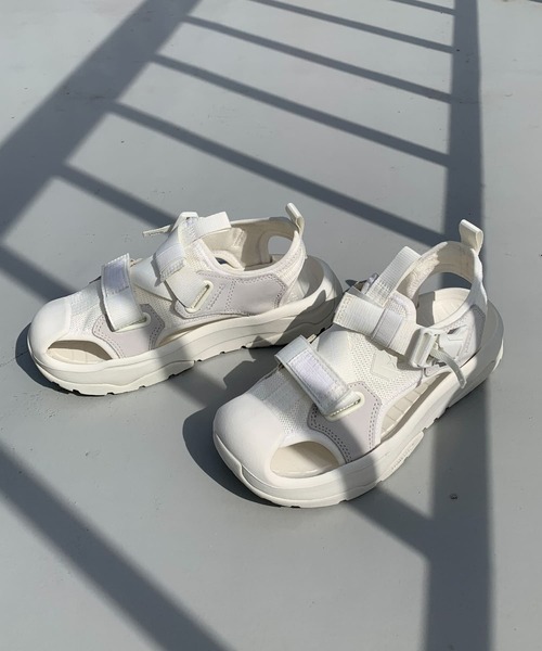 「CONVERSE」 フラットサンダル 25 ブラック レディース_画像2
