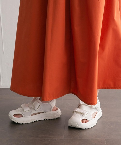 「CONVERSE」 フラットサンダル 25 ブラック レディース_画像5