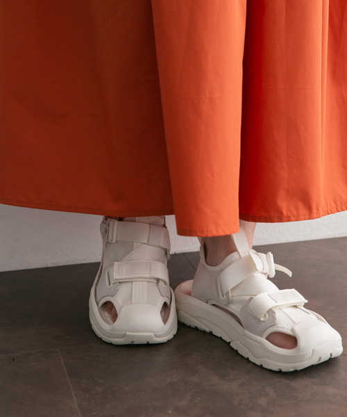 「CONVERSE」 フラットサンダル 25 ブラック レディース_画像8