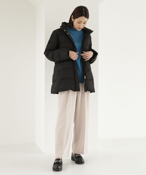 GLOBAL WORK ダウンコート　M ブラック　お値引き可 GLOBAL WORK｜ウツクシルエット撥水ダウンコート/497165 | Rakuten