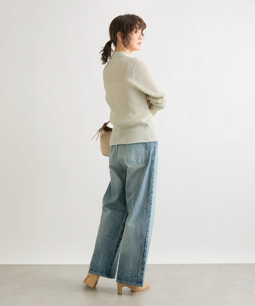 「RIVE DROITE」 ニットカーディガン FREE ホワイト系その他 レディース_画像4