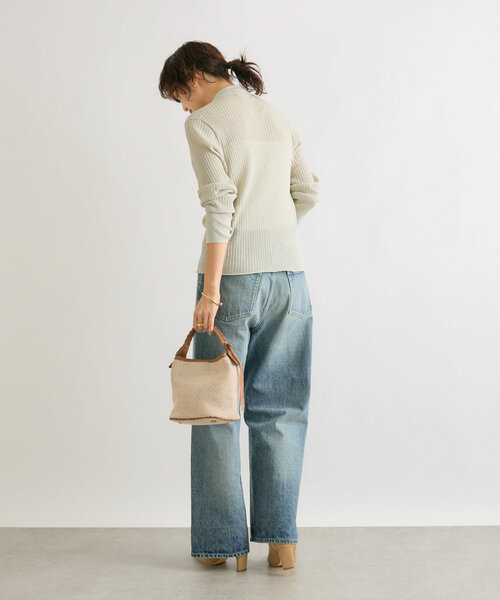 「RIVE DROITE」 ニットカーディガン FREE ホワイト系その他 レディース_画像5