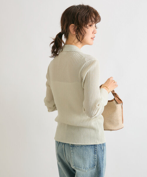 「RIVE DROITE」 ニットカーディガン FREE ホワイト系その他 レディース_画像7