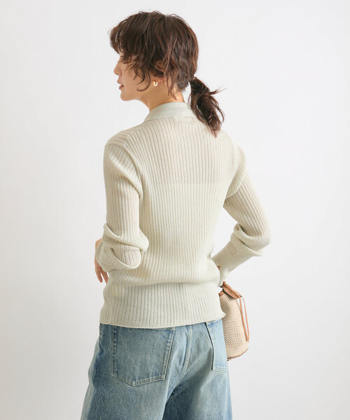 「RIVE DROITE」 ニットカーディガン FREE ホワイト系その他 レディース_画像8