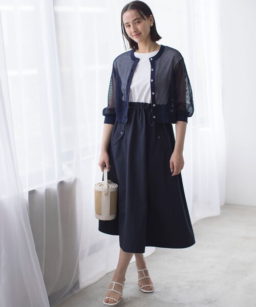 「組曲」 ノースリーブワンピース 5 ブラック レディース_画像7