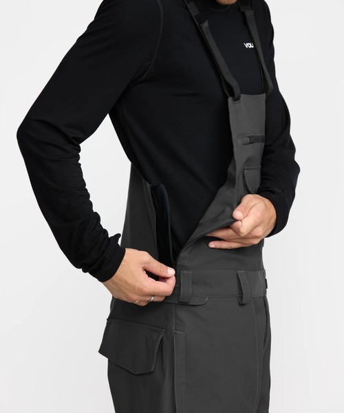 VOLCOM（ボルコム） ワイドパンツ パンツ VOLCOM ROAN BIB OVERALL