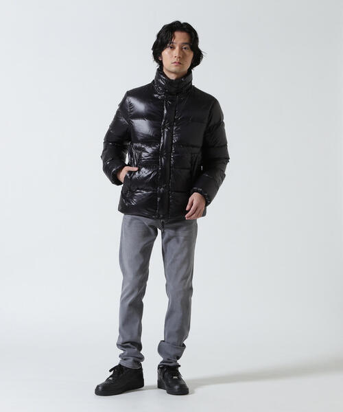 美品　DUVETICAダウン　メンズ　ブラック　48 DUVETICA（デュベティカ） ダウンジャケット 44 グレー メンズ