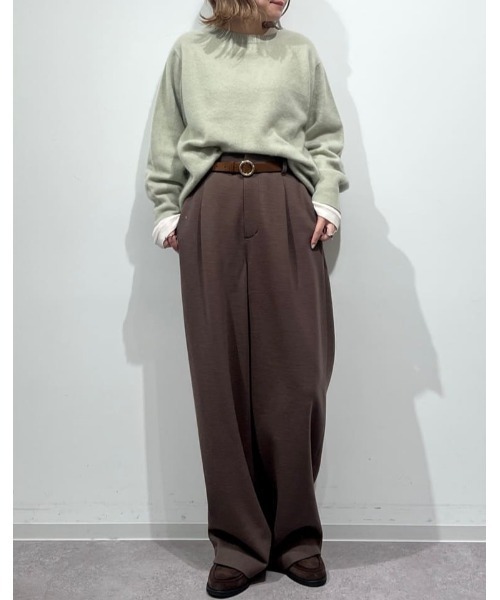 human woman（ヒューマンウーマン） ニット セーター ウールファー