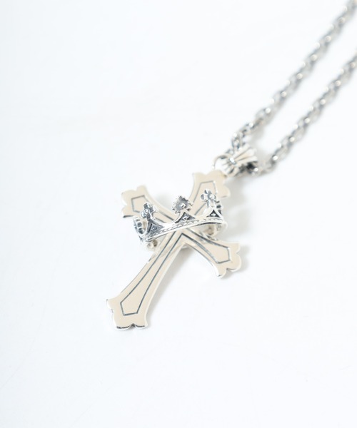 ネックレス LION HEART “HOWL”ハウリングクロスネックレス（S SIZE） メンズ レディースの画像