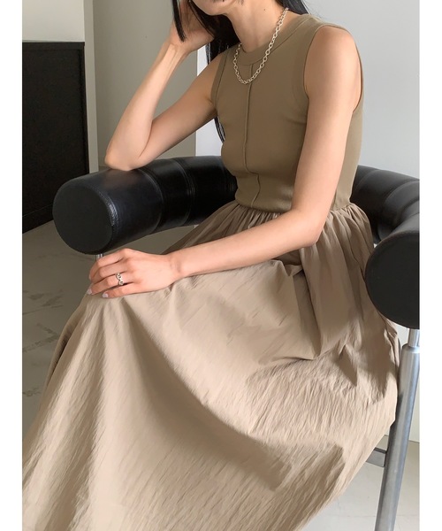 「Didot.showroom」 ドッキングワンピース FREE ブラック レディース_画像8