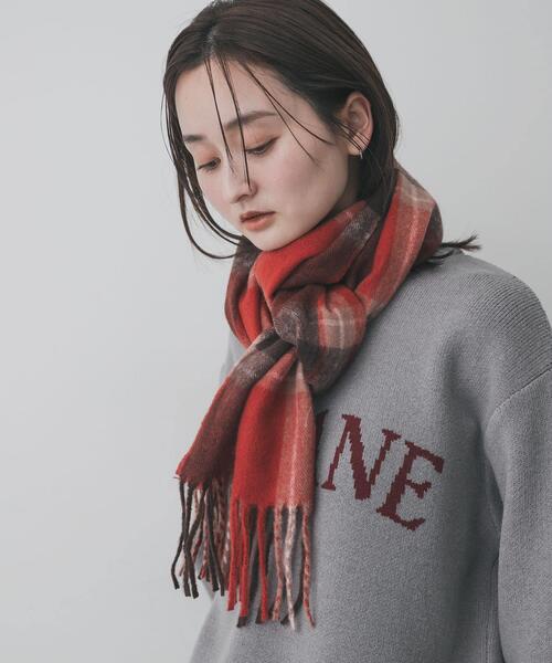 SENSE OF PLACE by URBAN RESEARCH マフラー ストール チェック