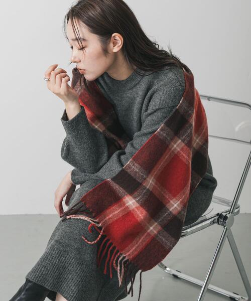 SENSE OF PLACE by URBAN RESEARCH マフラー ストール チェック