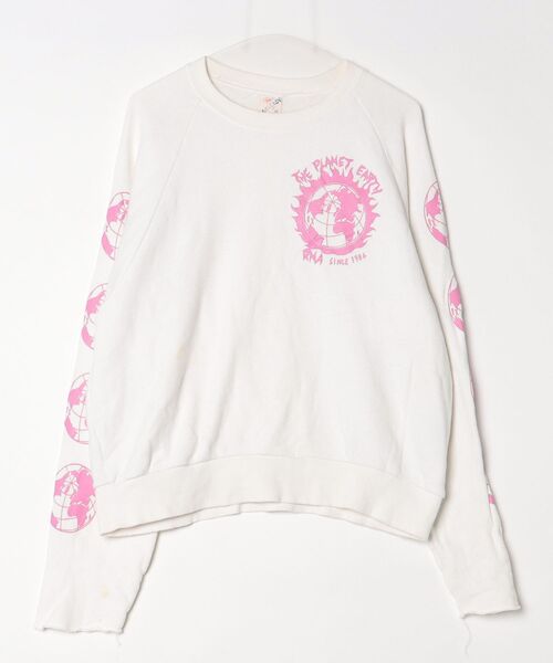 【RNA-N】アールエヌエーエヌ　未使用　タグ付　スウェット　カットソー RNA（アールエヌエー） スウェットカットソー M ホワイト レディース