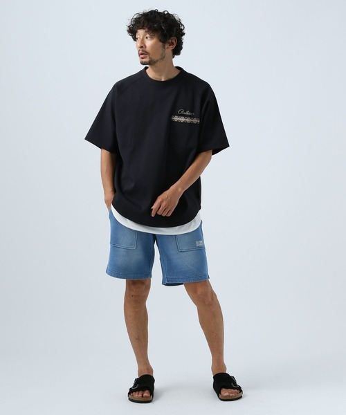 「BAYFLOW」 ショートパンツ LARGE ダークブルー メンズ_画像2