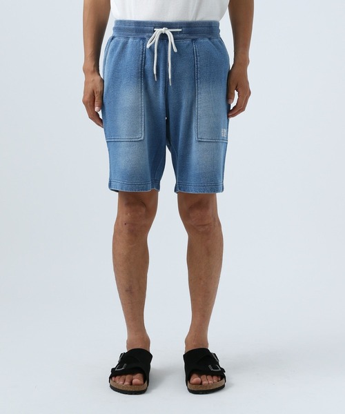 「BAYFLOW」 ショートパンツ LARGE ダークブルー メンズ_画像4