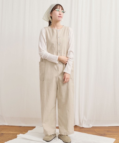 fig London サロペット オールインワン fig London（フィグロンドン） オールインワン denim rompers