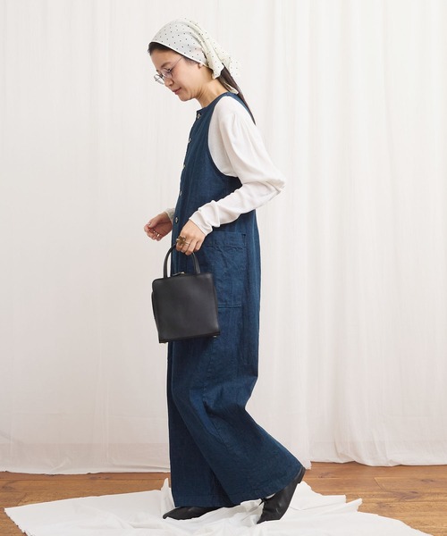 fig London（フィグロンドン） オールインワン denim rompers