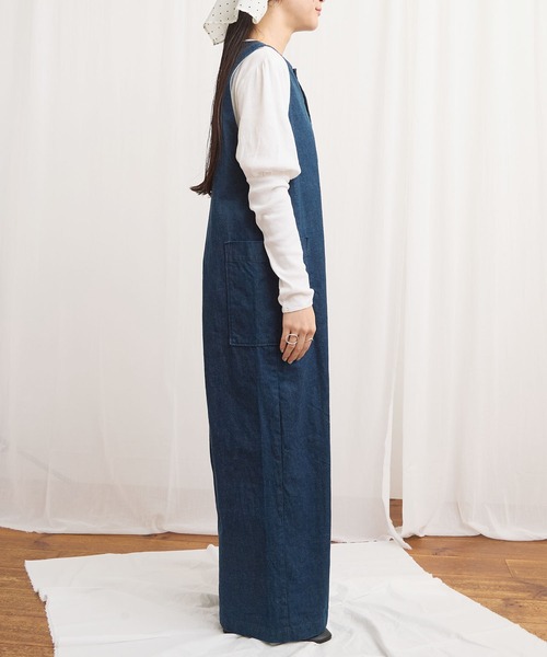 fig London（フィグロンドン） オールインワン denim rompers