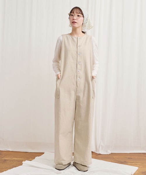fig London（フィグロンドン） オールインワン denim rompers