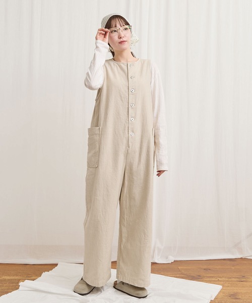 fig London（フィグロンドン） オールインワン denim rompers