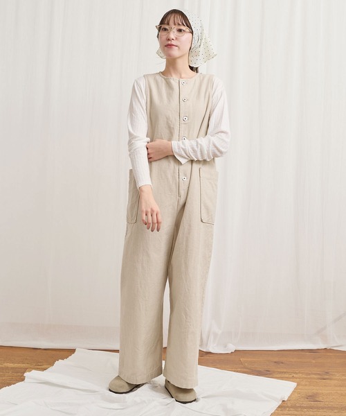 fig London（フィグロンドン） オールインワン denim rompers