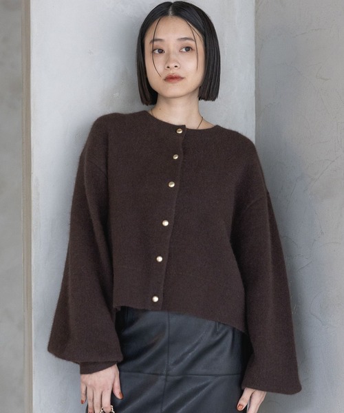 A part by（アパートバイ） カーディガン CNラクーンコンクルー