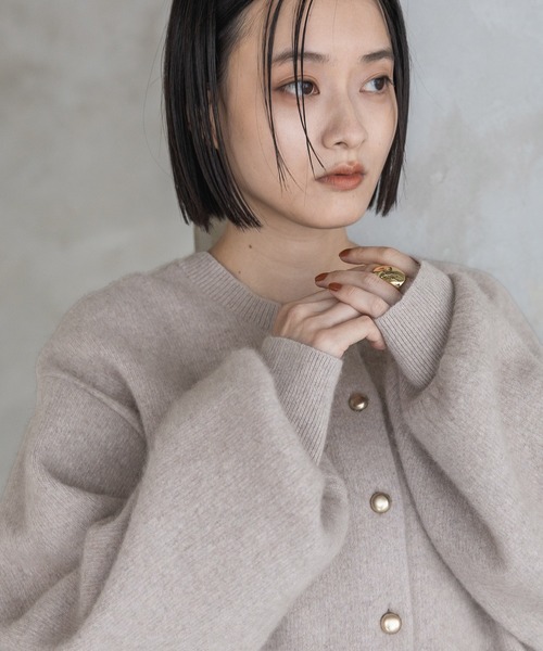 A part by（アパートバイ） カーディガン CNラクーンコンクルー