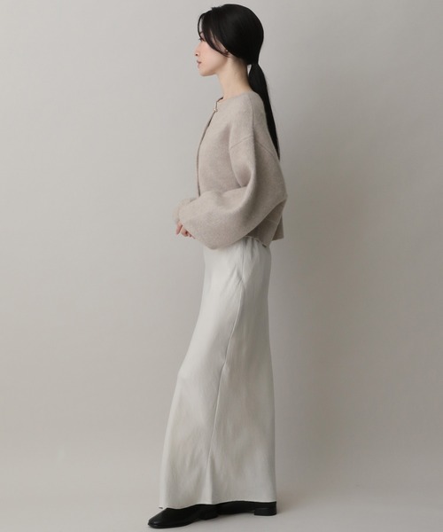 【新品】apart by CNラクーンコンクルーカーディガン ライトベージュ A part by（アパートバイ） カーディガン CNラクーンコンクルー