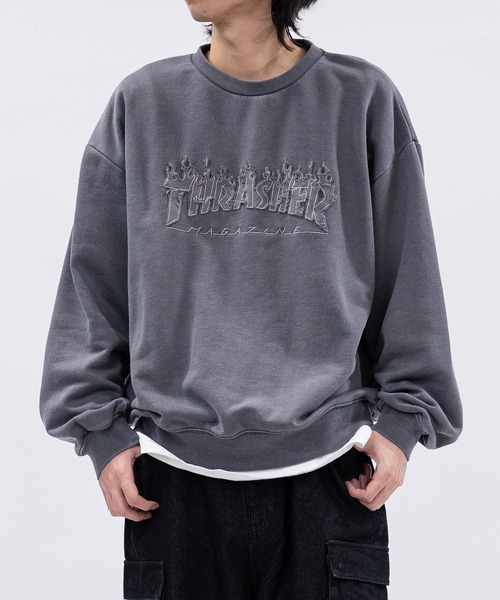 THRASHER（スラッシャー） トレーナー スウェット 「at」「THRASHER
