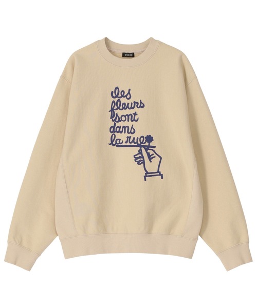 ZUCCa（ズッカ） トレーナー スウェット HUIT PETALS SWEATSHIRT