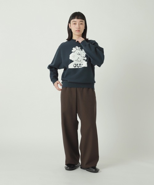 ZUCCa(ズッカ) JQテープスウェット レディース トップス ZUCCa（ズッカ） トレーナー スウェット HUIT PETALS SWEATSHIRT