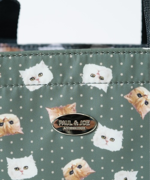 「PAUL & JOE ACCESSOIRES」 ハンドバッグ FREE グレー レディース_画像9
