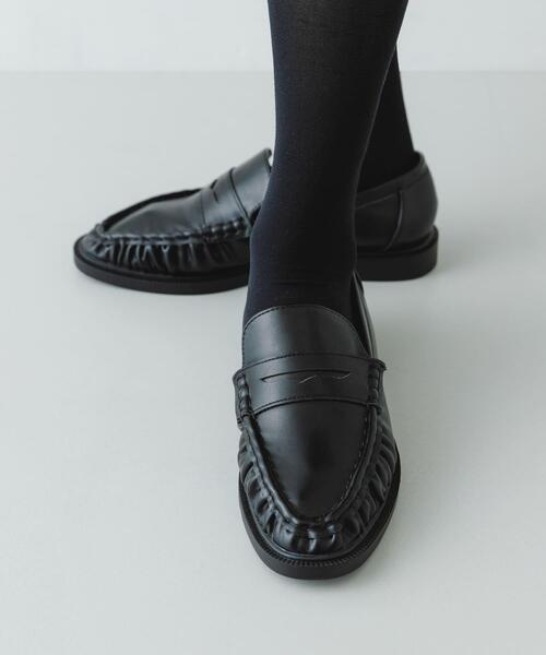 RODE SKO（ロデスコ） ローファー ギャザーローファー レディース