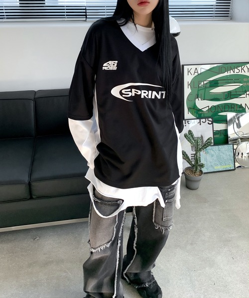 「FOLLOWIN」 半袖Tシャツ FREE アイボリー レディース_画像6