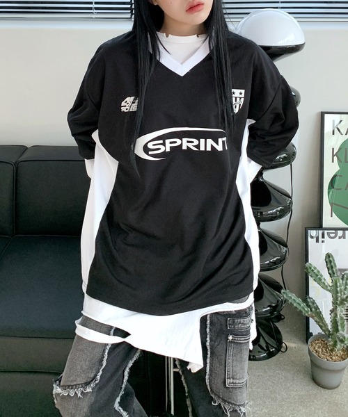 「FOLLOWIN」 半袖Tシャツ FREE アイボリー レディース_画像7