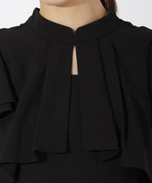 「AND COUTURE」 半袖ワンピース MEDIUM グリーン レディースの画像