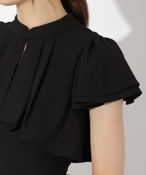 「AND COUTURE」 半袖ワンピース MEDIUM グリーン レディースの画像