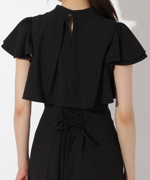 「AND COUTURE」 半袖ワンピース MEDIUM グリーン レディースの画像