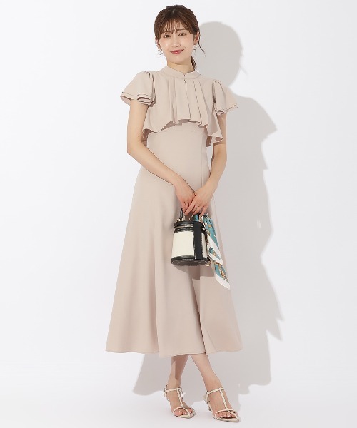 「AND COUTURE」 半袖ワンピース MEDIUM グリーン レディースの画像