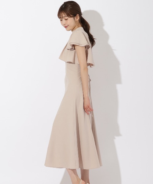 「AND COUTURE」 半袖ワンピース MEDIUM グリーン レディースの画像