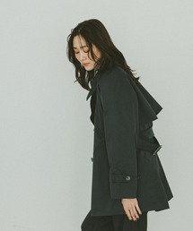 GLOBAL WORK 2WAY トレンチコート GLOBAL WORK（グローバルワーク） トレンチコート コート 防風襟2WAY