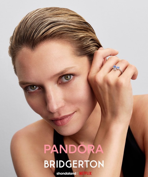 PANDORA（パンドラ） 指輪 リング ブリジャートン家 ブルー リボン