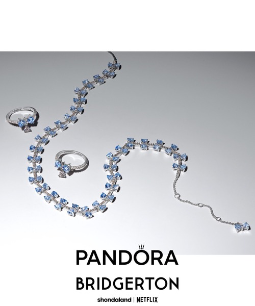 PANDORA（パンドラ） 指輪 リング ブリジャートン家 ブルー リボン