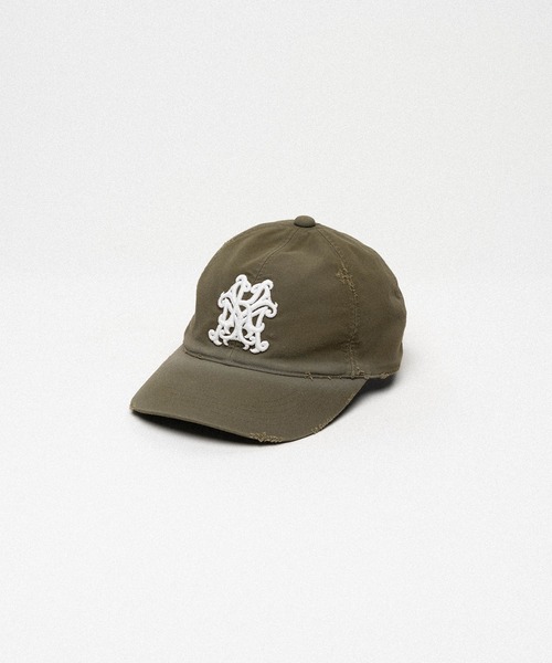KAMIYA キャップ 帽子 メンズ KMY” Distressed Cap メンズ : ZOZOTOWN