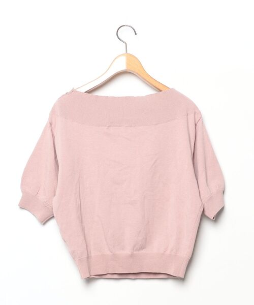 「LAISSE PASSE」 半袖ニット MEDIUM ピンク系その他 レディース_画像2
