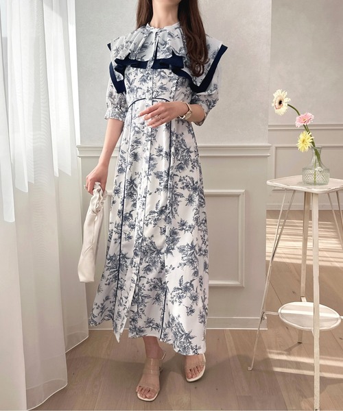 「apres jour」 半袖ワンピース X-LARGE ピンクベージュ レディース_画像7